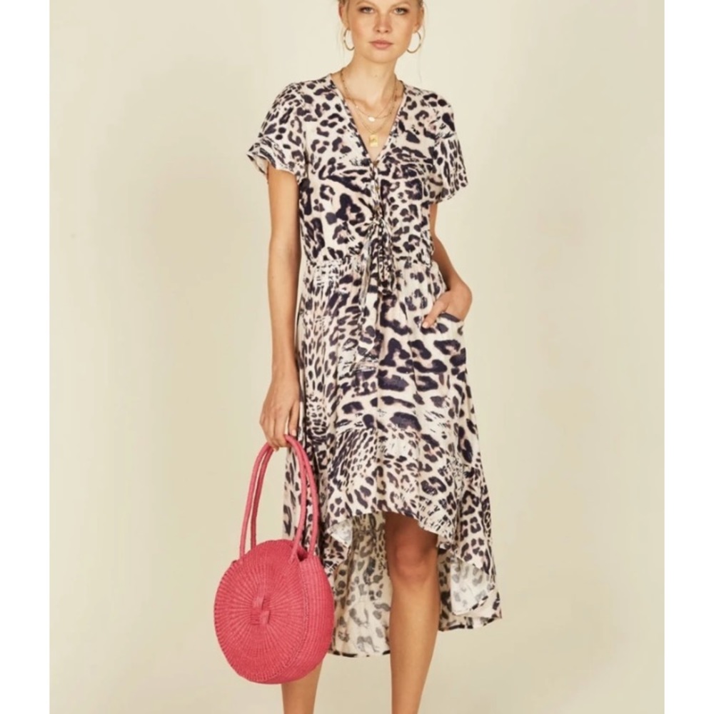 Vintage Havana leopard dress, stunning details!